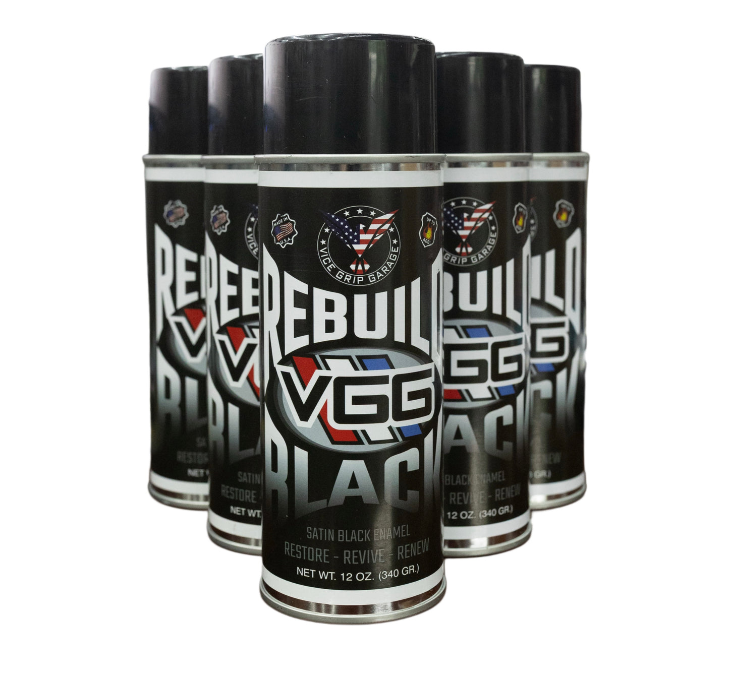 Rebuild Black – VGG High-Temp Satin Enamel