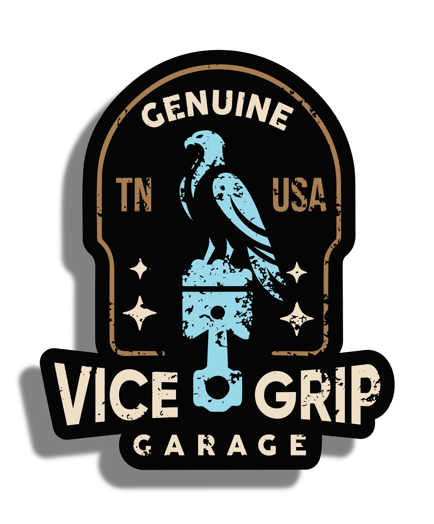 Eagle Rod Sticker