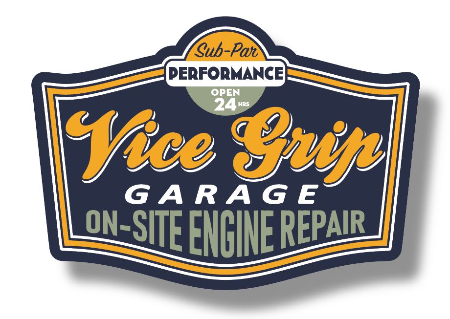 Engine Repair Sticker