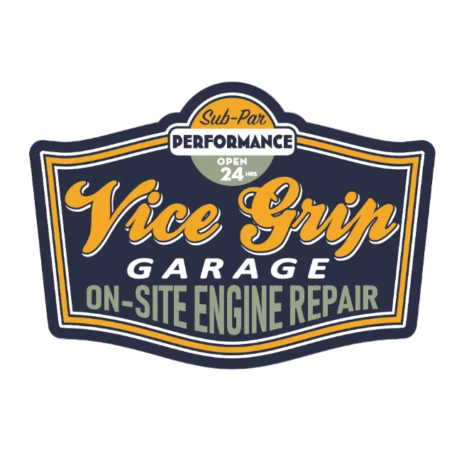 Engine Repair Sticker