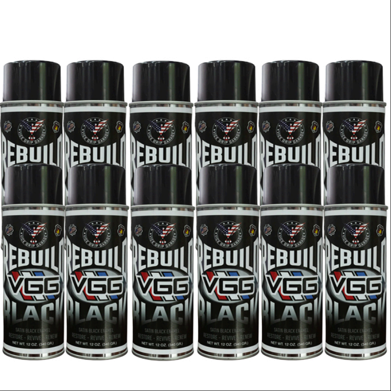 Rebuild Black – VGG High-Temp Satin Enamel