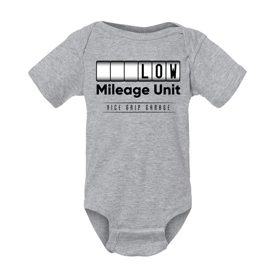Vice Grip Garage Low Mileage Baby Onesie