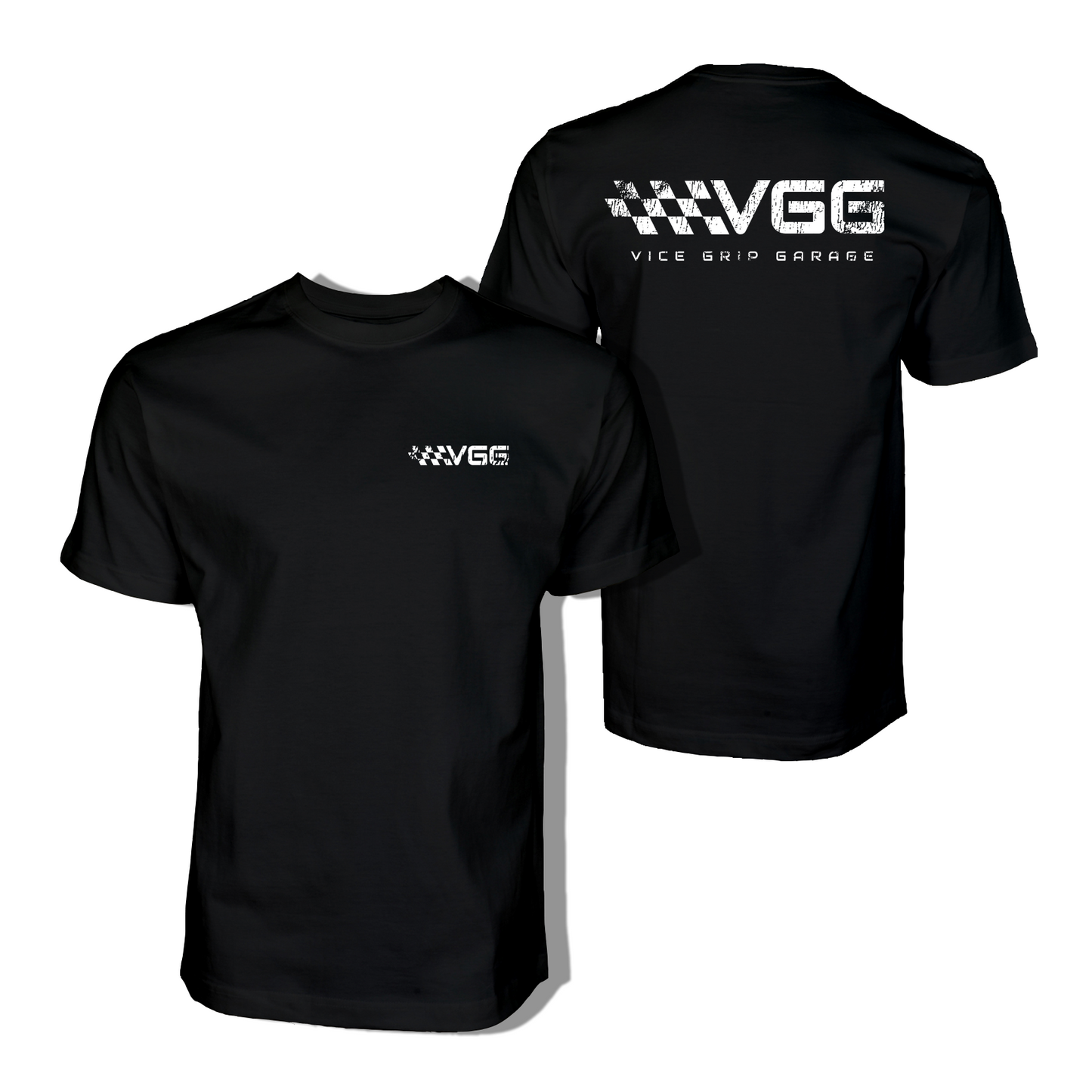VGG Simple Black and White Logo Shirt