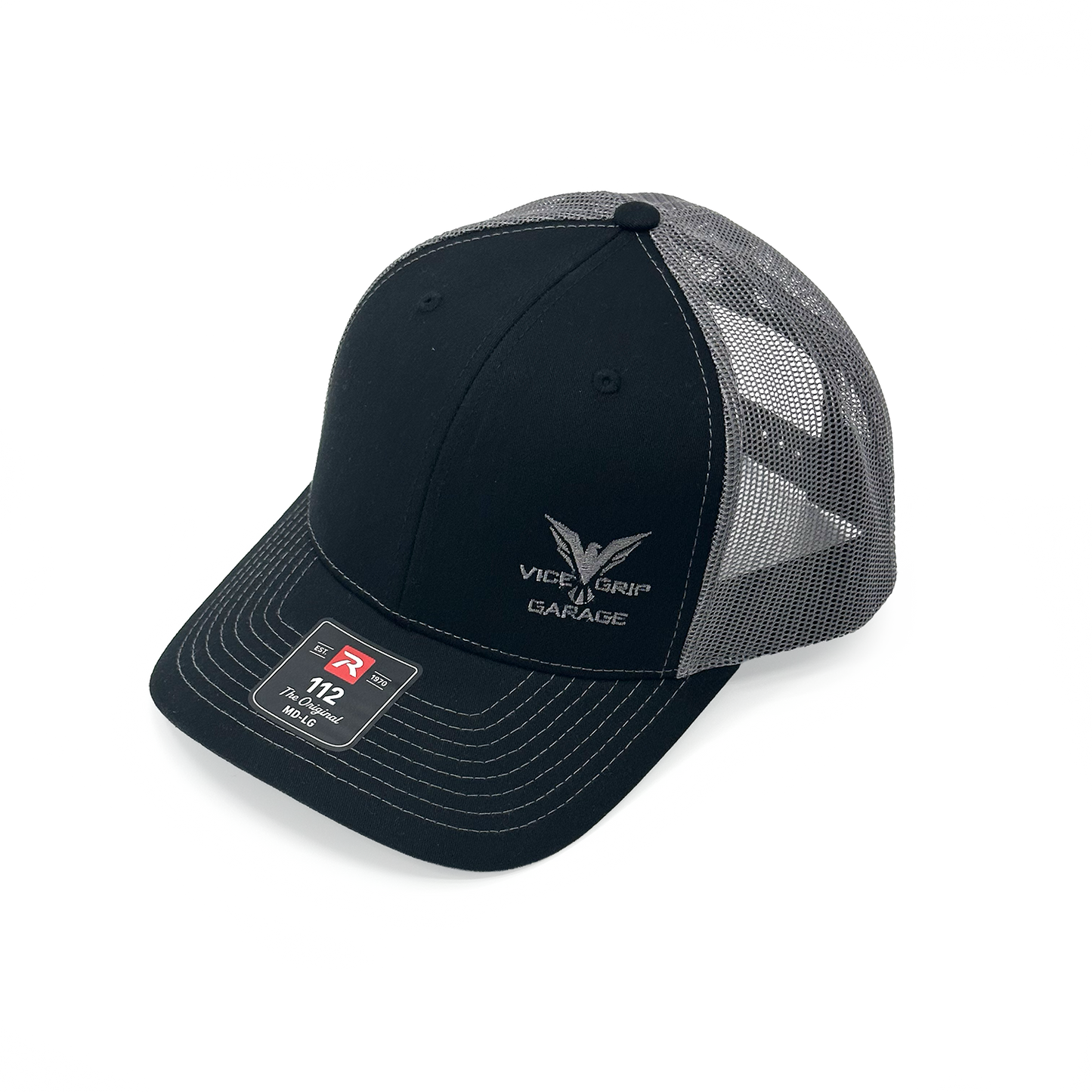 Vice Grip Garage Grey and Black Richardson Snapback