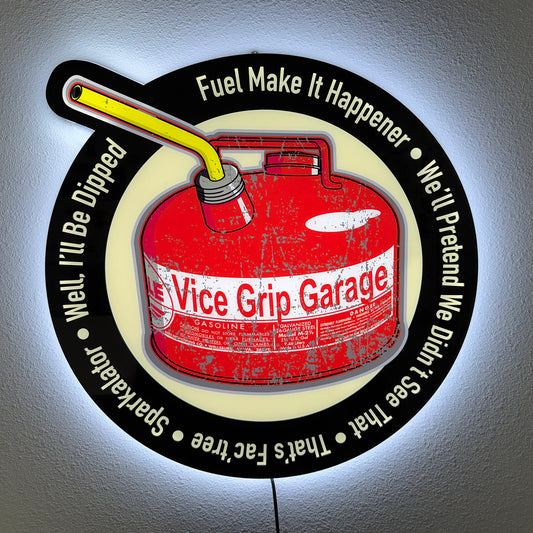 VGG Gas Can Lighted Sign