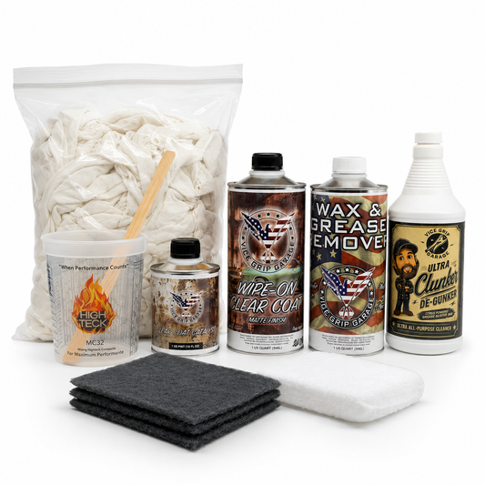 Matte Wipe-on complete kit