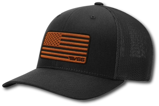 Black Flex Fit Hat VGG Patch
