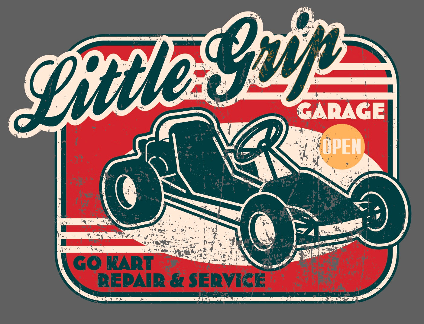 Little Grip Garage Youth Hoodie