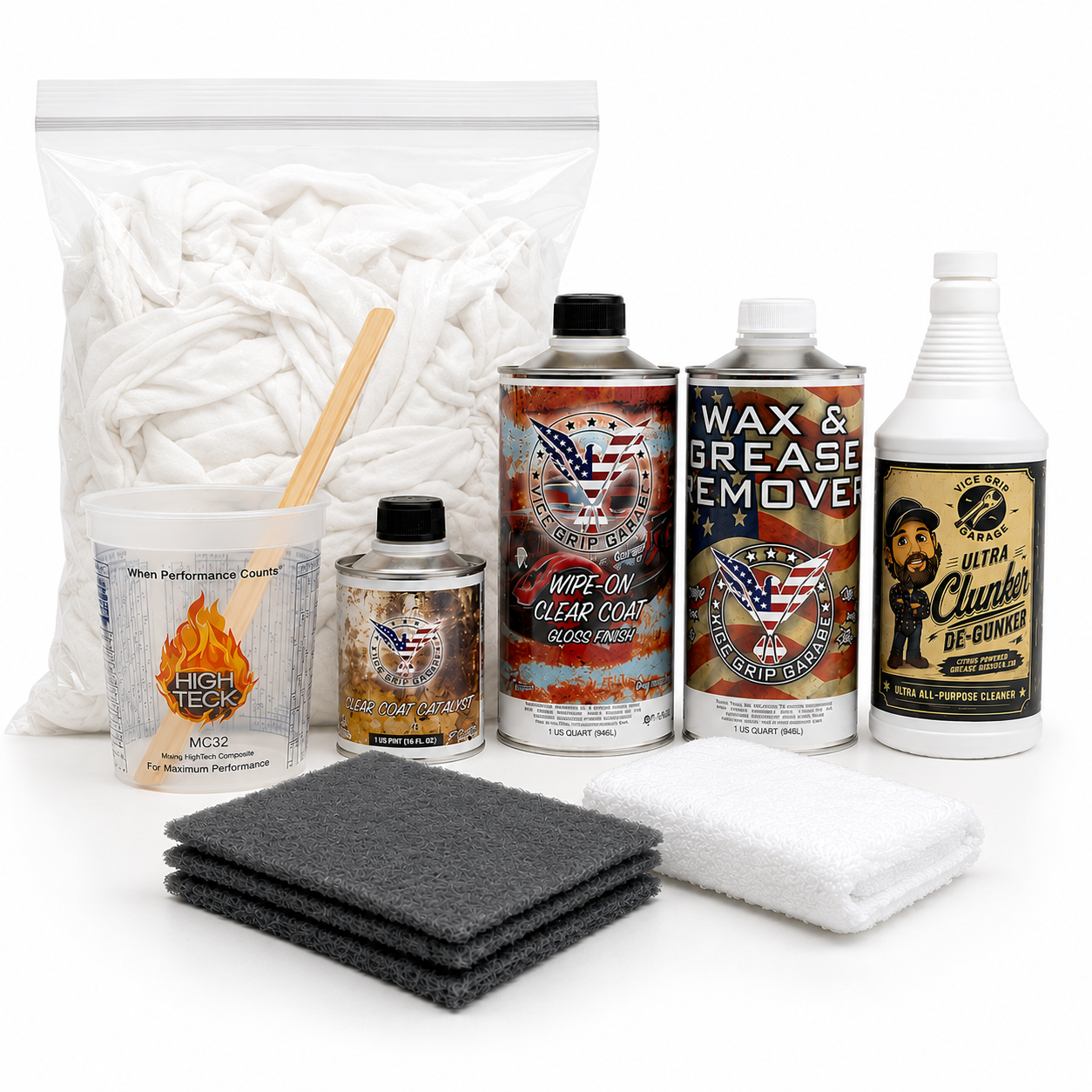 Gloss Wipe-on complete kit