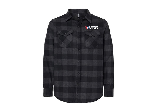 Flannel Long-sleeved Button-down (3 Colors Available)