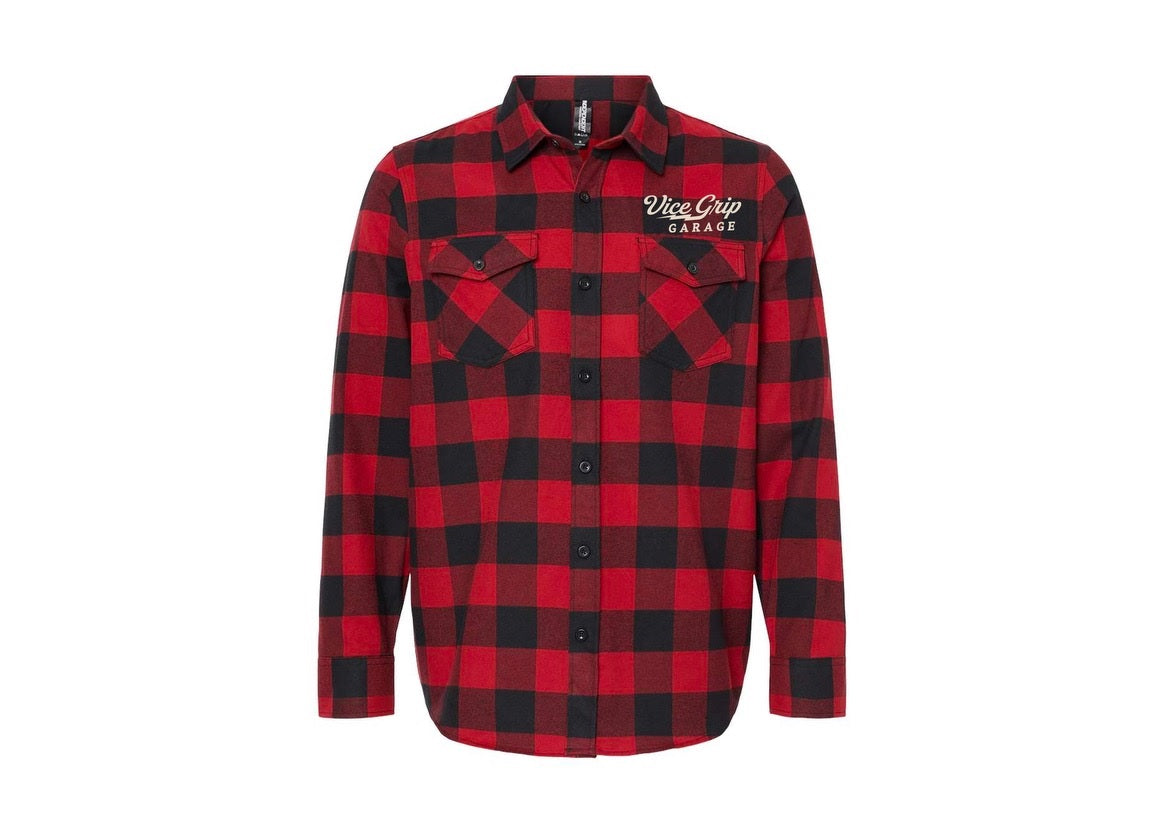 Flannel Long-sleeved Button-down (3 Colors Available)