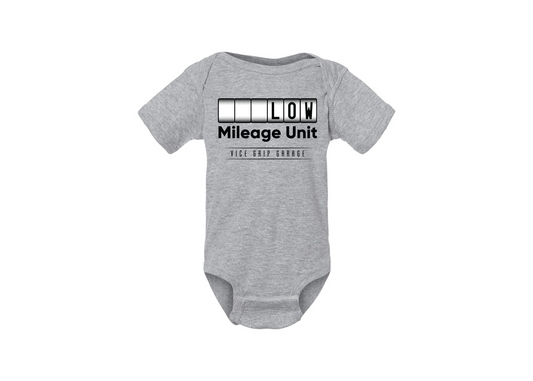 Vice Grip Garage Low Mileage Baby Onesie