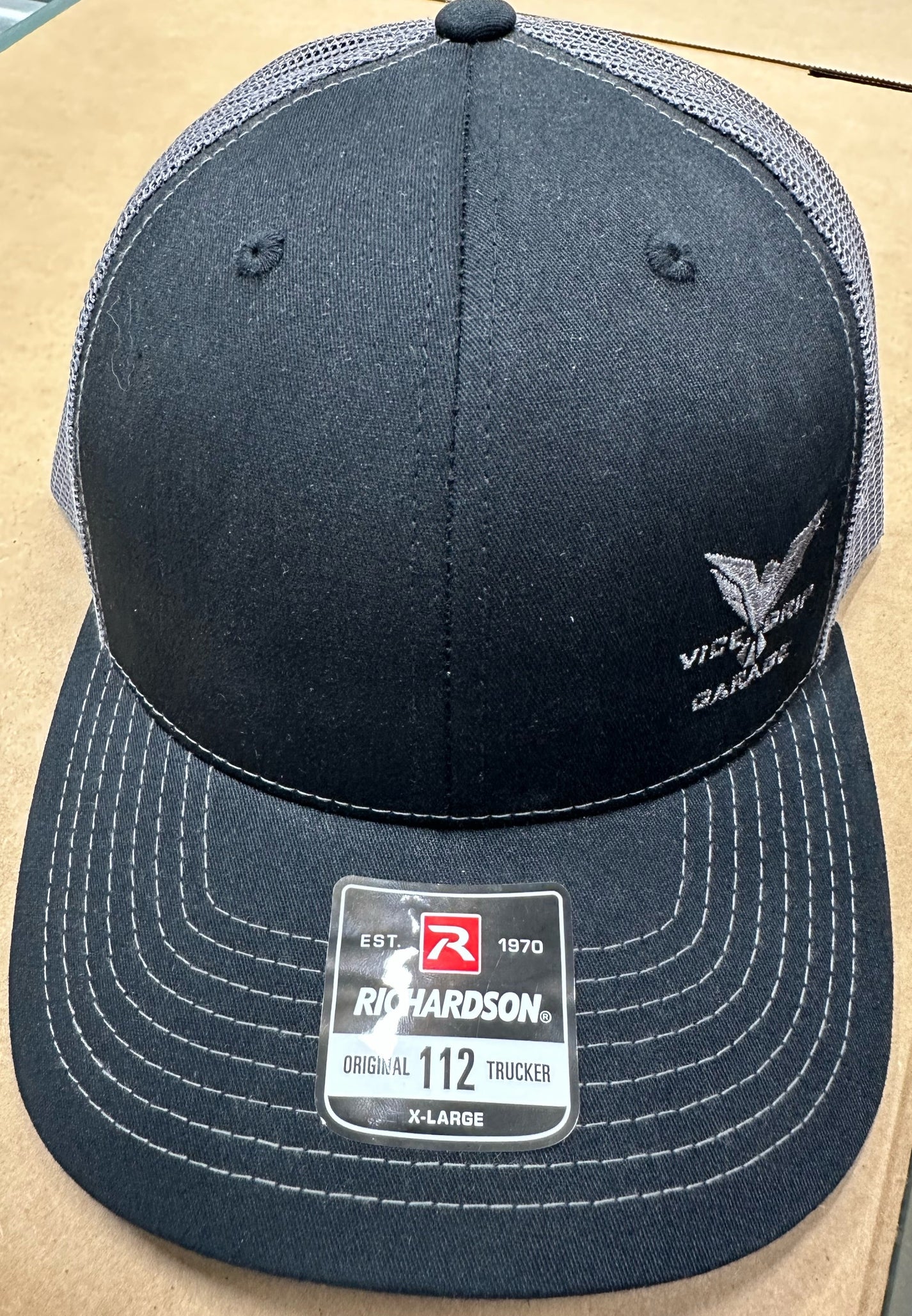 Vice Grip Garage Grey and Black Richardson Snapback ViceGripGarage